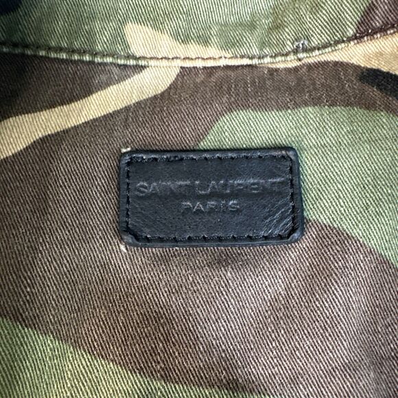 Yves SAINT LAURENT PARIS Blouson Camo Medium 2200395791011 - Picture 3 of 16